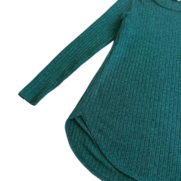 Calvin Klein Emerald Green Pullover Sweater Glitter Sparkle Size Small Women's - Picture 5 of 11